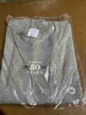 starbucks 50th anniversary employee shirt New Size XL - Sold on eBay Nov 26, 2021 for $75.00