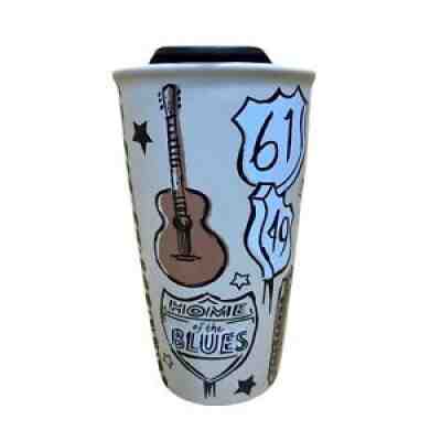 HTF RARE Starbucks ceramic travel mug with lid - Sold on eBay Nov 25, 2021 for $70.76