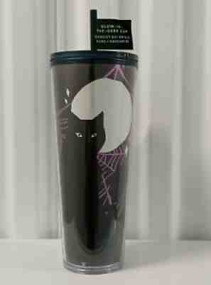 2 X Starbucks Halloween Glow in the Dark Black Sparkling Cat Tumbler 24oz.2021. - Sold on eBay Oct 01, 2021 for $70.00