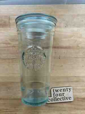 RARE Starbucks 20oz Recycled Glass Cold Tumbler Made in Spain (No STRAW) - Sold on eBay Nov 13, 2021 for $70.00