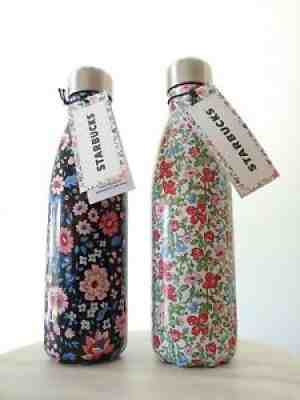 Lot of 2 Starbucks Swell Liberty London Meadow Fabric S'well Water Bottles - Sold on eBay Nov 23, 2021 for $70.00