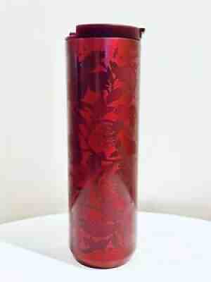 RARE Starbucks Fall 2021 Berry Romance RosÃ© Floral Vacuum Insulated Tumbler 16oz - Sold on eBay Dec 05, 2021 for $70.00