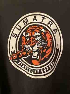 STARBUCKS SUMATARA TIGER COFFEE SWEAT SHIRT UNKNOWN AGE RARE - Sold on eBay Oct 02, 2021 for $69.99