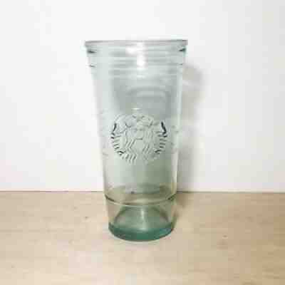 Starbucks 20 oz. Glass Tumbler Made in Spain NO Lid Cold Beverage Only RARE - Sold on eBay Oct 06, 2021 for $69.99