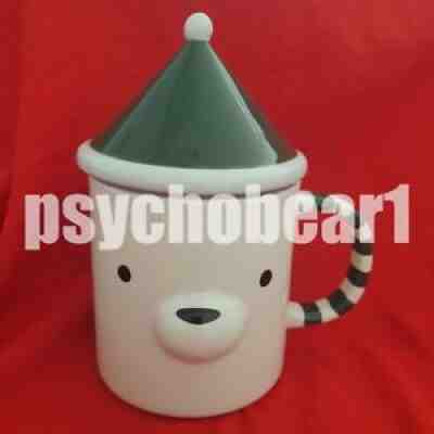 Starbucks Korea 2019 Christmas Bearista White Green Ceramic Mug 473ml 16Oz. - Sold on eBay Oct 19, 2021 for $69.99