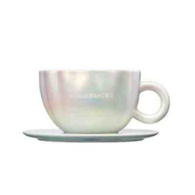 Starbucks Korea 21 Anniversary Shell Mug And Saucer 355ml 2021 Limited - Sold on eBay Oct 19, 2021 for $69.99
