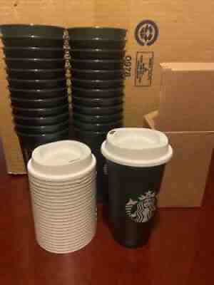 Starbucks Color Changing Green To Red Hot Reusable Cups- Set Of 25 - Sold on eBay Oct 30, 2021 for $69.99