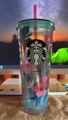 Starbucks Korea 2018 Year Summer hibiscus cold cup 710ml - Sold on eBay Dec 13, 2021 for $499.00
