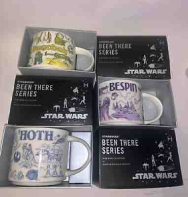 2020 2021 Star Wars Starbucks Hoth Bespin Dagobah Batuu Endor Tatooine 6 Mugs - Sold on eBay Dec 13, 2021 for $450.00
