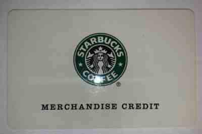 Starbucks 2001 Old Logo Merchandise Credit Card Store Credit Card - Sold on eBay Dec 09, 2021 for $209.99