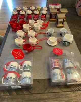 Starbucks Christmas Ornaments Lot Of 44 - Sold on eBay Dec 09, 2021 for $179.00