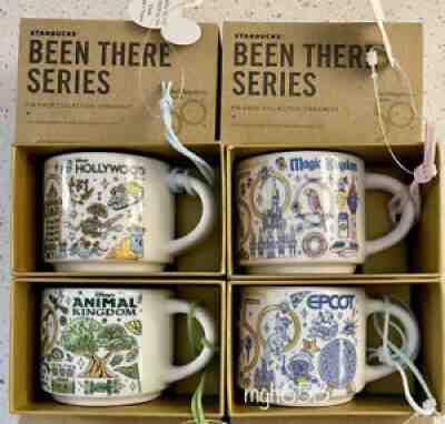 Walt Disney World 50th Anniv Starbucks Been There Series 2oz Mug Cup Ornaments - Sold on eBay Dec 10, 2021 for $158.95