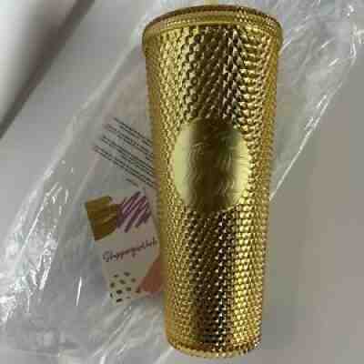 Starbucks Gold Studded Tumbler. Venti.New with tags. Overseas Release. HTF.Â  - Sold on eBay Dec 14, 2021 for $125.00