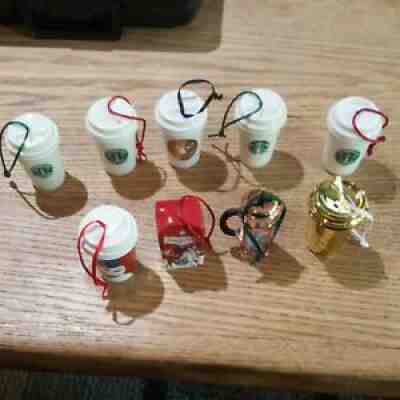Lot of 9 Starbucks Christmas Holiday Ornaments ALL DIFFERENT Some Rare - Sold on eBay Dec 11, 2021 for $100.00