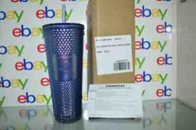 New Walt Disney World 50th Anniversary Starbucks Blue Tumbler Cup NWT - Sold on eBay Dec 14, 2021 for $99.99