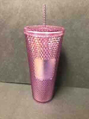 NEW Pink Disneyland Resort Starbucks Studded Tumbler Cup 24 oz Venti ~ Free Ship - Sold on eBay Dec 09, 2021 for $98.99