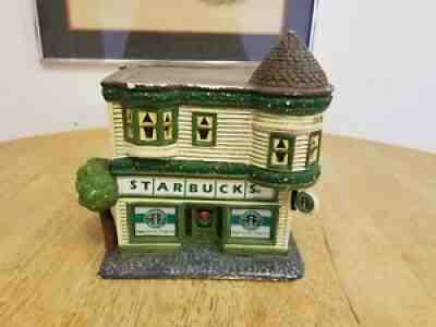 Starbucks 1998 The Neighborhood Christmas Holiday House Store, Snow Village, HTF - Sold on eBay Dec 14, 2021 for $95.00