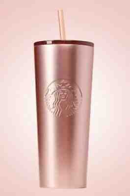 new starbucks 2018 rose Gold cold cup tumbler Please Read Description - Sold on eBay Dec 12, 2021 for $88.88