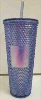 Disney Parks Starbucks 50th Anniversary Blue Studded 24oz Tumbler Cup In Hand! - Sold on eBay Oct 05, 2021 for $79.98