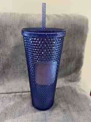 Disney World 50th Starbucks Geometric Studded Blue/Purple Tumbler Iridescent - Sold on eBay Dec 10, 2021 for $77.99