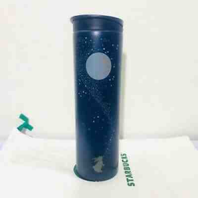 Starbucks Tumbler 16oz.Blue Stargazing Bunny Moon Stainless steel - Sold on eBay Dec 08, 2021 for $77.00