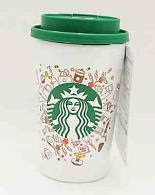 Starbucks Japan 25th Anniversary Stainless TOGO Cup Tumbler Icons 355ml/12 fl oz - Sold on eBay Dec 10, 2021 for $70.66