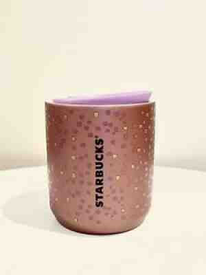  Lilac Speckled Square Pattern Ceramic Travel Mug Purple Lid 8oz RARE - Sold on eBay Dec 13, 2021 for $70.00