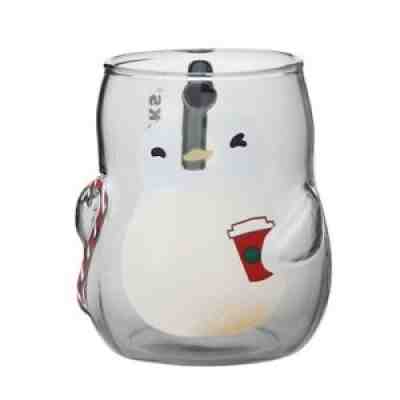 Starbucks Japan Holiday Christmas Xmas 2021 Penguin Heat Resistant Glass Mug cup - Sold on eBay Nov 13, 2021 for $69.99