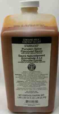 Starbucks Pumpkin Spice Syrup 63 Oz Rare Out of Season No Pump. March 2022 - Sold on eBay Dec 10, 2021 for $69.99