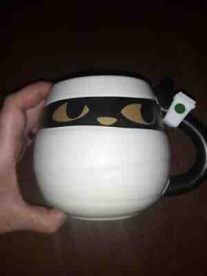 Starbucks China IMPORT 2020 Halloween Mummy Cat w Topper 12 zoz Ceramic Mug RARE - Sold on eBay Oct 18, 2021 for $69.97