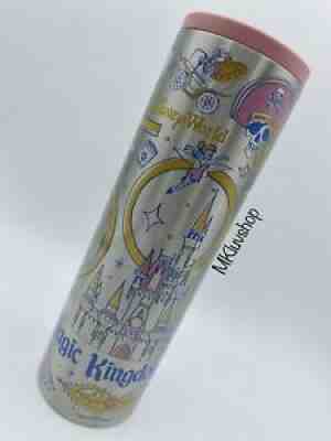 Disney World 50th Anniversary Magic Kingdom Starbucks Metal Tumbler Bottle New - Sold on eBay Oct 18, 2021 for $69.95