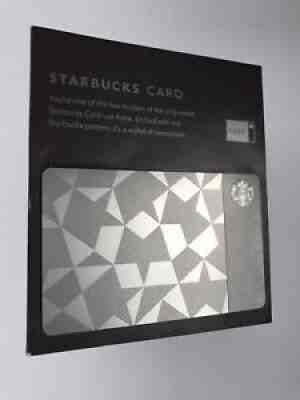 Rare 2012 Starbucks stainless steel metal card gift card - Only 5000 were made! - Sold on eBay Dec 19, 2021 for $619.99