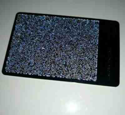 Starbucks Swarovski Gift Card Sapphire BLUE Metal $0 Balance (Deactivated) - Sold on eBay Nov 17, 2021 for $359.00