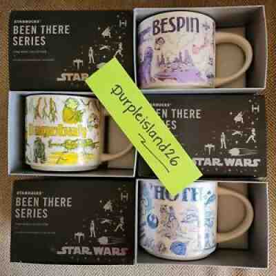 NEW Star Wars Starbucks Disney Mug Cup Been There 3 Set Hoth Bespin Dagobah NIB - Sold on eBay Oct 22, 2021 for $349.95