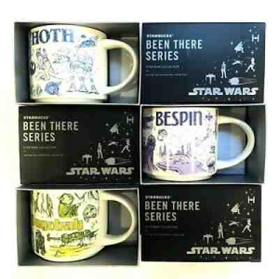 Set of 3 Disney Star Wars Starbucks Been There Mugs Hoth Bespin Dagobah NEW 2020 - Sold on eBay Oct 18, 2021 for $347.95