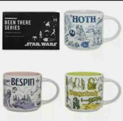Starbucks Been There Series - Star Wars Mugs - DAGOBAH, HOTH, BESPIN Set of 3 - Sold on eBay Oct 26, 2021 for $333.00