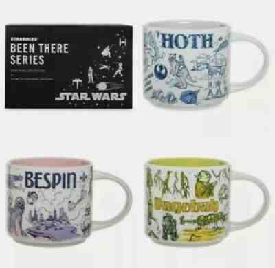 BRAND NEW Star Wars Been There Starbucks Mugs SET OF 3: HOTH, DAGOBAH, BESPIN - Sold on eBay Nov 08, 2021 for $315.99