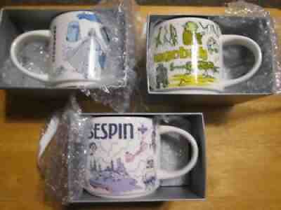 Starbucks Been There Series Star Wars - Set of 3 Hoth, Bespin & Dagobah Mugs - Sold on eBay Oct 09, 2021 for $305.00