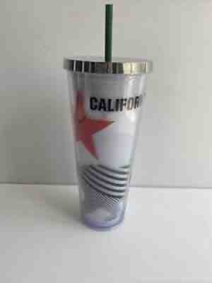 Starbucks 2014 California Bear Red Star Tumbler Venti Acrylic Cold Cup Rare - Sold on eBay Nov 29, 2021 for $299.99