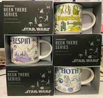 Star Wars Starbucks Been There Series 2020 set Hoth Bespin Dagobah ** NEW ** - Sold on eBay Jan 02, 2022 for $299.95