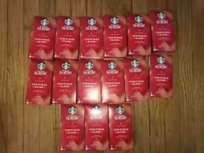 15 Starbucks Via Instant Coffee Christmas Blend 2021 Brand New! 12 Packets - Sold on eBay Dec 15, 2021 for $225.00