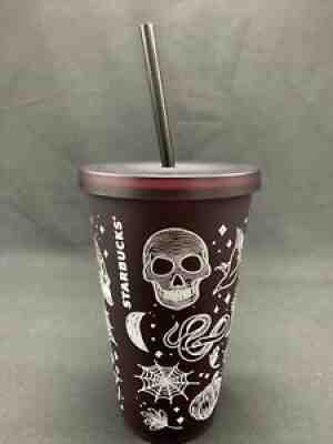 Starbucks 2019 Rare Halloween skull Tumbler Grande Size - Sold on eBay Jan 02, 2022 for $224.77