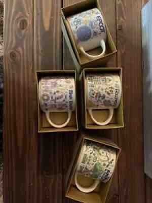 Disney 50th Anniversary Brand New Starbucks Mugs Set Of All 4 Parks Been There - Sold on eBay Dec 23, 2021 for $222.50