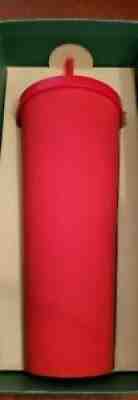 Starbucks Rare Matte Red Tumbler 24oz Cold Venti Christmas 2016 New In Box - Sold on eBay Jan 02, 2022 for $199.99