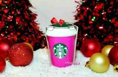 Starbucks Christmas Holiday 2021 Pink Ornament- For Abresq - Sold on eBay Dec 15, 2021 for $195.88