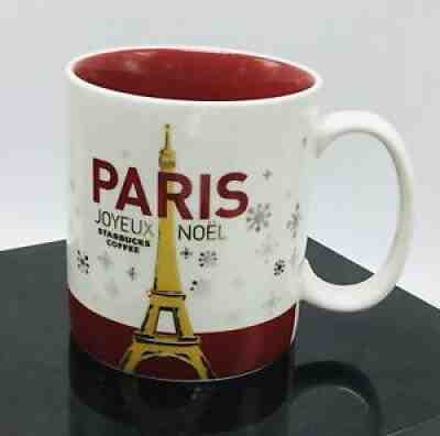 RARE Starbucks PARIS Christmas Collection Joyeux Noel 16oz Coffee Mug Cup 2010 - Sold on eBay Dec 16, 2021 for $189.99
