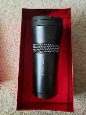 Starbucks Matte Black Stainless Steel Swarovski Tumbler - Sold on eBay Dec 26, 2021 for $180.00