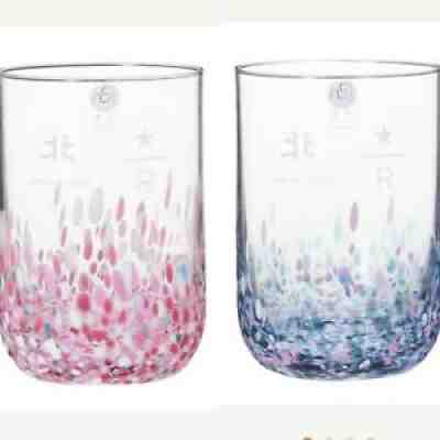 Starbucks Japan JIMOTO made + Tsugaru Vidro Night and Day Sakura 330ml Set of 2 - Sold on eBay Dec 19, 2021 for $169.99
