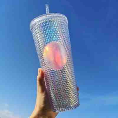 Starbucks 2018 Iridescent Rainbow Unicorn Studded Tumbler - Sold on eBay Dec 17, 2021 for $150.00