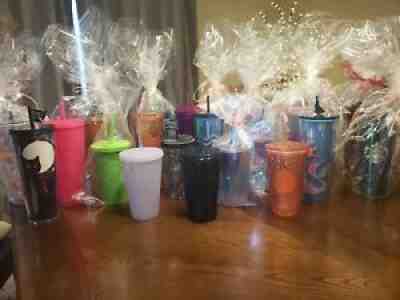 16 large limited edition and 2020, 2021 Starbucks cold cups and 7 small cold cup - Sold on eBay Dec 21, 2021 for $150.00